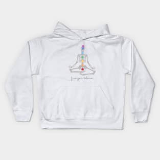 Balance and meditation Kids Hoodie